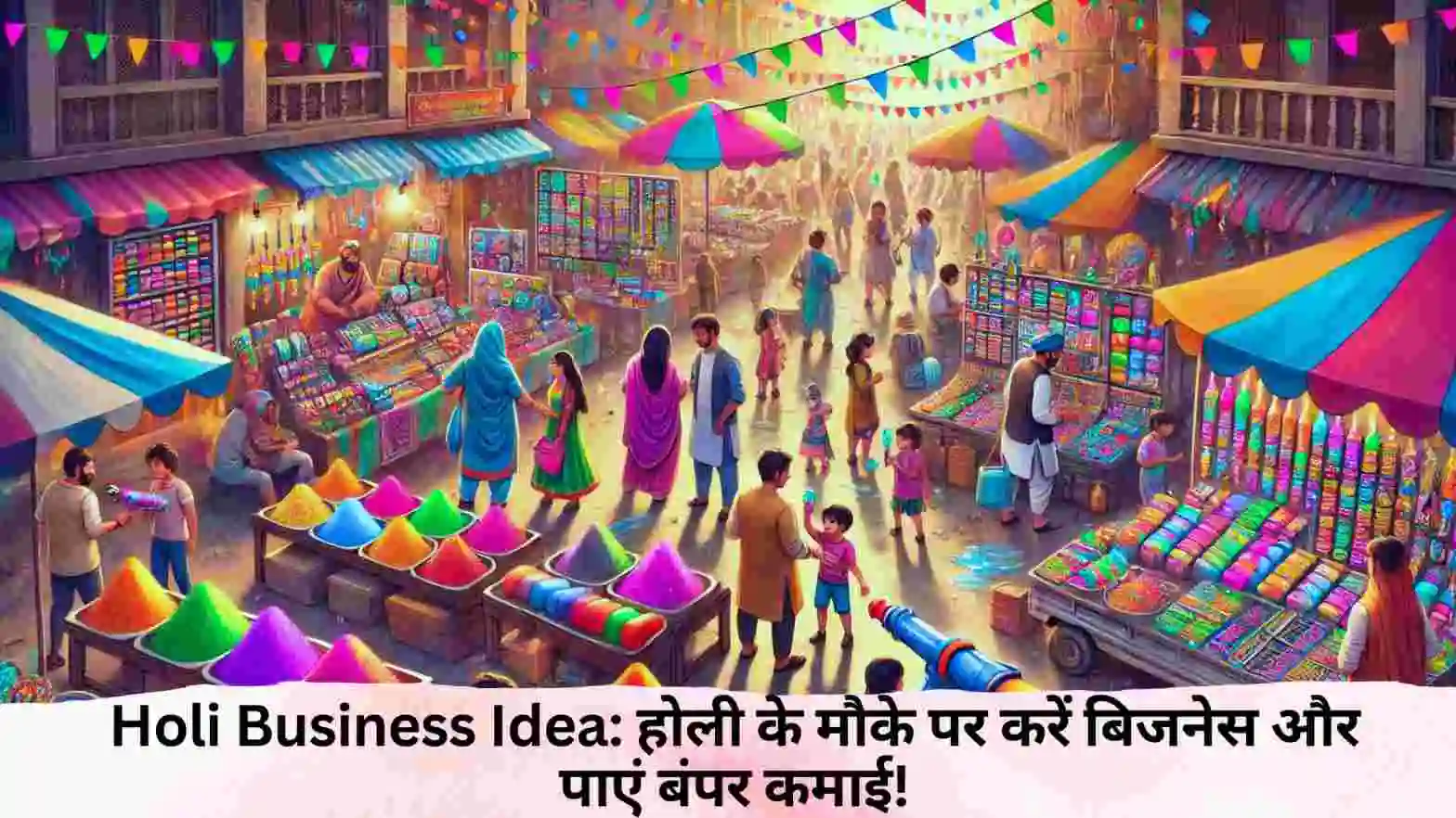 Holi Business Idea: होली के मौके पर करें बिजनेस और पाएं बंपर कमाई!