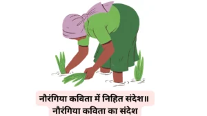 नौरंगिया कविता में निहित संदेश॥ नौरंगिया कविता का संदेश ॥ Naurangiya Kavita Ka Sandesh Kya Hai