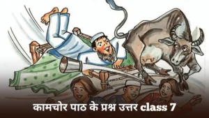 कामचोर पाठ के प्रश्न उत्तर class 7 ॥ Kamchor Class 7 Question Answer ॥ Kaamchor Hindi Class 7 Question Answer